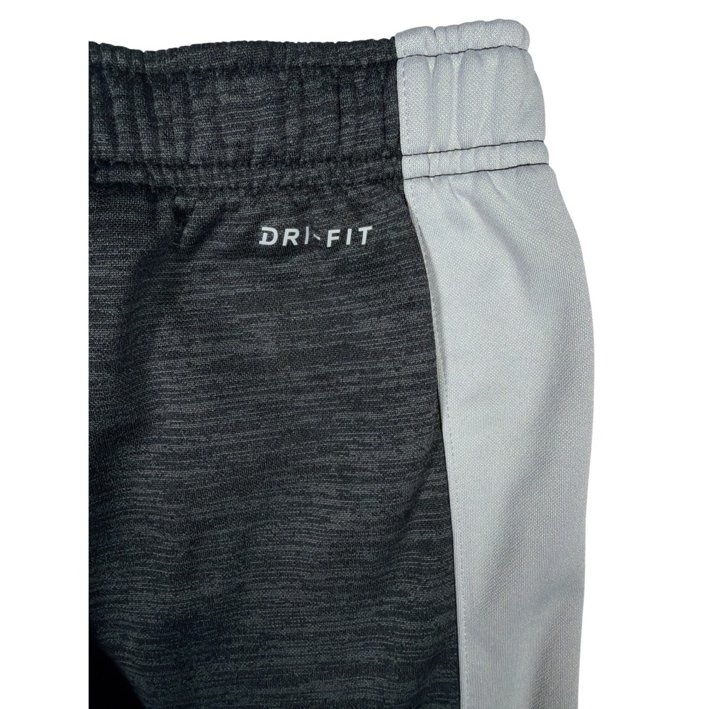 Nike Dri-FIT Kids Joggers Pants Black Gray Athletic Track Training Size 7 - Picture 4 of 7